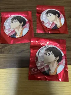 ハイキュー　極楽湯コラボグッズ　西谷夕缶バッジ