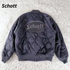 【極美品・タグ付】Schott キルティング ボンバージャケット MA-1 M