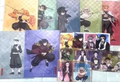 鬼滅の刃 アニプレックスオンラインくじ クリア色紙 クリアファイル 特典 17点