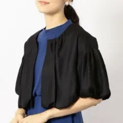 green label relaxing ラメ ギャザーボレロのサムネイル