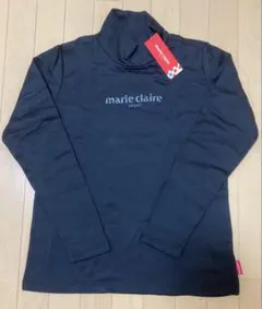 マリクレール インナーシャツ L ゴルフウェア レディース 裏起毛 モックネック