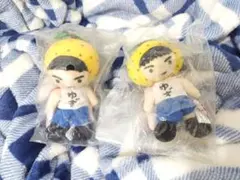 未使用 ゆず ゆずマン ぬいぐるみキーホルダー 2体セット