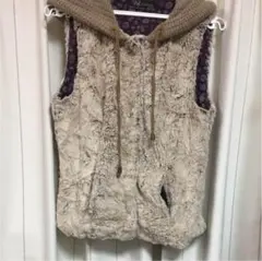 ザラ フード付きベストM美品✨値下げ‼️