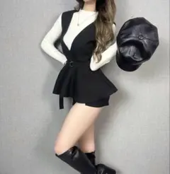 ニット×ベスト/アンサンブル(ベルト付き) ベストニットセット