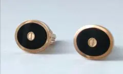 dunhill　カフス　ネクタイピン　ダンヒル　ゴールド　ブラック