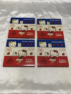 【平成 当時物 レア】サンリオ ハローキティ おりがみメモ 4冊セット