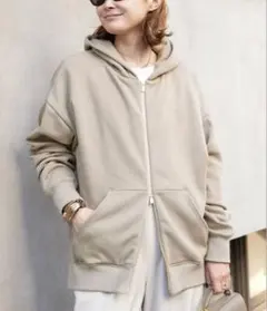 美品　ドゥーズィエムクラス 2025年　オーバーサイズ　フーディ　白 2025年最新】Deuxieme Classe レディース パーカーの人気アイテム