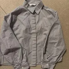 UNIQLO :C ストライプシャツ 長袖 S