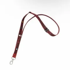 大人気　廃盤品　familiar ネックストラップ　赤チェック（ビームス 中古・古着通販】familiar (ファミリア) ネックストラップ レッド 未