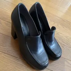 R&E パンプス 黒 mサイズ