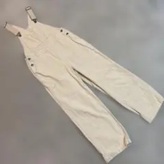 オーバーオール☆コーデュロイ☆WEGO☆クリーム色