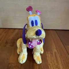 未使用◇ パルパルーザ ミニーファンダーランド プルート ぬいぐるみバッジ