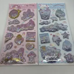 新品 サンリオ シナモロール マイメロディ キラキラカプセルシール