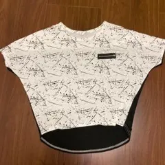 柄半袖トップス