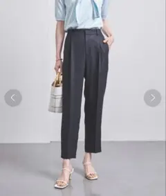 【美品】UNITED ARROWS TA/P タック テーパード パンツ