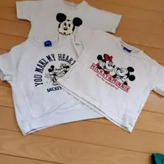 ミッキー＆ミニー Tシャツ 3枚セット