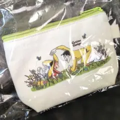 おさるのジョージ ポーチ 新品未使用　メイクポーチ　小物入れ