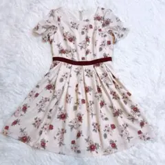 レッセパッセ LAISSE PASSEClassicalRoseフレアワンピースのサムネイル