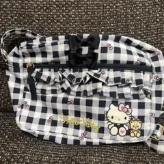 ハローキティ ギンガムチェック柄ポシェット　サンリオ