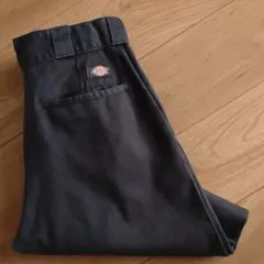 Dickies 874BK/ワークパンツ/チノ/14年製/古着/実寸W30L30