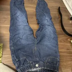 デニムブルー ウエストゴム パンツ 100cm