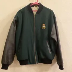 Crocodile Mサイズ スタジャン 緑/黒