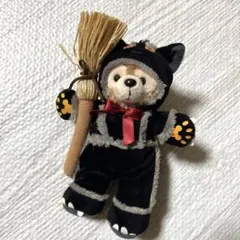 ハロウィンダッフィ　ぬいぐるみバッチ