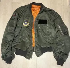 70s 米軍実物L-2B 7448J M USAFフライトジャケット L