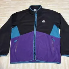 CHUMS フリースジャケット 黒・青・紫