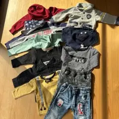 春物多数 子ども服まとめ売り11点 80~85cm お着替え用