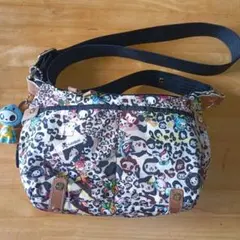 ♥️美品tokidoki チャーム付き　カラフルショルダーバッグ　☆希少のサムネイル