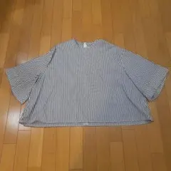 エンフォルド 変形ブラウス ストライプブラウス オーバーサイズ モード 