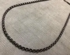 ヴィンテージ SV925 シルバーチェーンネックレス 41cm 14g 燻銀のサムネイル