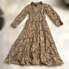 レベッカブティック　花柄　ロングワンピース