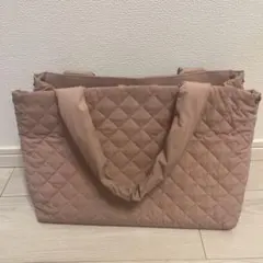 Francfranc ピンク キルティング トートバッグ