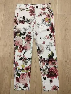 ZARA WOMAN フラワープリントパンツ