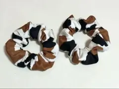 ☆三毛猫柄シュシュ☆