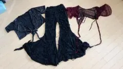 黒のレッスンウェア 3点セット