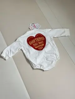 【新品】RRMOMENT ルルモーメントロンパース 70-80cm 白