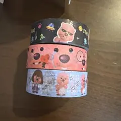 loopyルーピー　マスキングテープ3つセット