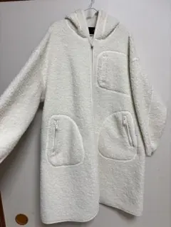 GU×UNDERCOVER ボア フード付きコート 120cm