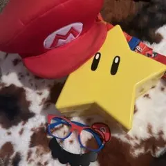USJ スター ポップコーンバケット マリオ帽子 マリオメガネ まとめ売り