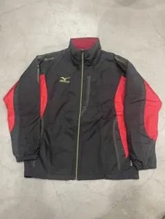 mizuno ミズノ ブレスサーモ 中綿 ウィンドブレーカー 黒/赤