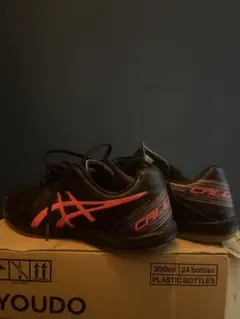 ASICS CR7 サッカーシューズ ブラック/ピンク