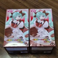 初音ミク x チロルチョコ　ミルクver. フィギュア　2個セット