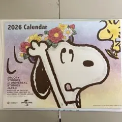 スヌーピー 2026年壁掛けカレンダー　ニッセイ