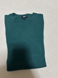 ユニクロ メンズ 長袖 カシミヤ100%