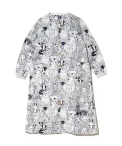 【新品未使用】ゴースローキャラバン　アニマル　ノーカラーシャツワンピース