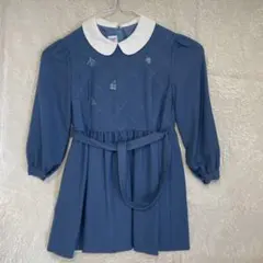 Familiar original ブルー 長袖ワンピース 120cm