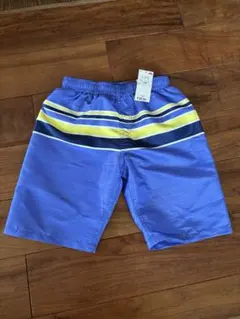 値下げ！男児水着 120 青ボーダー